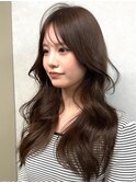 ハイライトバレイヤージュダブルカラーケアブリーチ30代40代