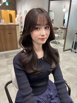 ボタン ハカタ(VOTAN hakata) 【ろみおStyle】ブラウン/前髪カット/レイヤーカット/グレージュ