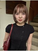 【MINAMI】レイヤーボブ×ラベンダーベージュ
