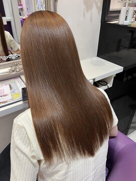 ハピネスフィール 宇治店(Happiness FEEL) 20代30代 髪質改善 縮毛矯正 ベージュ　トリートメント 美髪