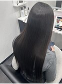 ロングヘアー縮毛矯正髪質改善 赤坂見附