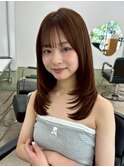 レイヤーカット/シャギー/マロンベージュ/髪質改善/バイカルテ3