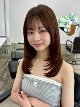 ハニー 町田(HONEY) レイヤーカット/シャギー/マロンベージュ/髪質改善/バイカルテ3