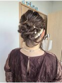 20代/30代/大人かわいい/結婚式/お呼ばれヘア/ヘアアレンジ