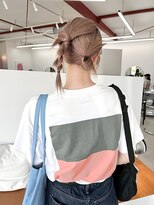 アム(am)&nbsp;ブリーチケアカラー/ミルクティー/ミディアム/ボブ