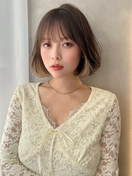 オムニス 表参道(Omnis) ハイレイヤー/ミディアム・ボブ/20代/30代/顔周り・フェイス