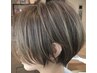 カット+白髪ぼかし(ハイライト１０枚まで）+トリートメント　