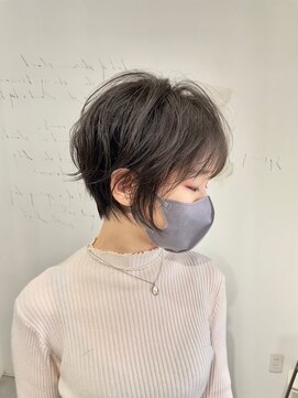 ジュベ 別府店(juve.) 別府ショートボブ顔まわりレイヤーカット髪質改善カラー30代