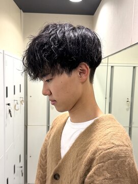 MEN’S HAIR/波巻ツイストスパイラル/フェザーパーマ/茅ヶ崎