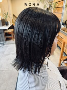 ヘアースタジオ ノラ(Hair studio NORA)の写真/【朝倉☆高知大学西隣】お得な学割クーポンもご用意あり♪新しい季節のためのイメチェンも大歓迎です！