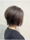 前下がりレイヤーボブ