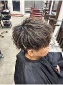 ハイライトマッシュ『ハイライト、パーマ』