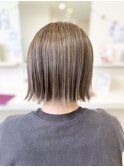 切りっぱなしボブ