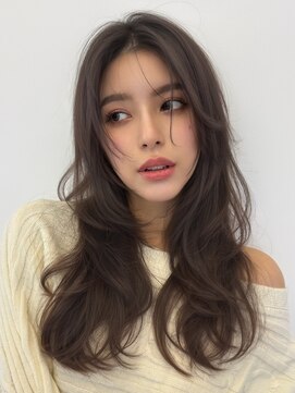 ルージュシー 堀江(RU10C) レイヤーカット/ブリーチなしダブルカラー/ダークグレージュ