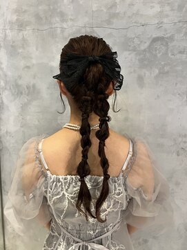ガーデントウキョウ(GARDEN Tokyo) ヘアアレンジ/ヘアセット/編み下ろしアレンジ/編み下ろし