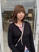 ユウヘアー 千代田橋店(U Hair)&nbsp;レイヤーボブ×アッシュベージュ