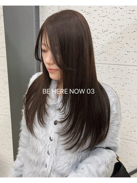 ビーヒアナウ N゜03 金沢駅西店(BE HERE NOW) 【韓国ヘア/レイヤーカット/グレージュカラー】