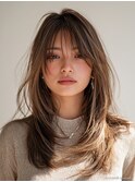 ふんわりレイヤー×イルミナカラー×ロング×東川口