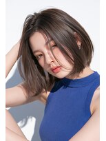 クロス(CROSS)&nbsp;大人美人丸みボブ×透明感ブラウン