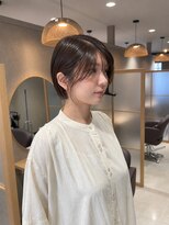 【全席完全個室サロン】ef lien西大寺 × 髪質改善ミルボンAujua認定サロン&nbsp;2026秋冬おすすめ☆チョコレートブラウン/ミニマムボブ/顔周り