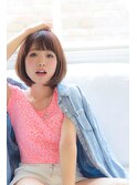 頭の上に手を乗せるスタイル☆