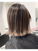 ALIVE吉祥寺 ダブルバングブランジュグレージュインナーカラー