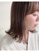 ヘアメイク ミッカ(HAIR MAKE MICCA)&nbsp;ミディアムボブ　杉浦 恵