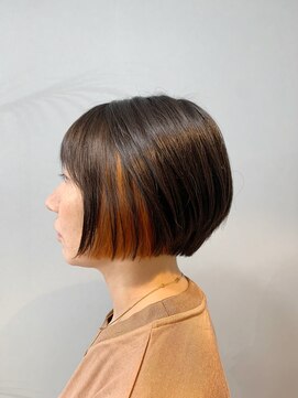 サイイン(saiin) インナーカラーボブ