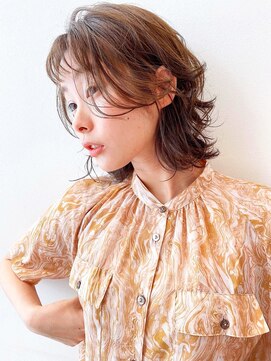 ケーツー あべのキューズモ－ル店(K-two) [K-two]似合わせカット エアリーミディ ボブ[天王寺/阿倍野]