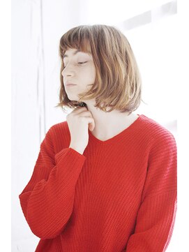 トレス プラス エヌ(TRESS+n) 20代30代40代　ショートバングでアンニュイ ボブ【堅田】