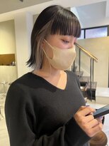 ヘアー アイス ルーチェ(HAIR ICI LUCE) イヤリングカラー ホワイト/今枝