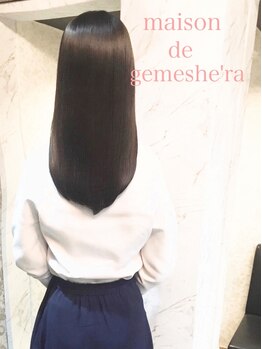 メゾン ドゥ ジェメシェラ(Maison de gemeshe'ra)の写真/gemeshe'raオリジナルトリートメント◇なりたい髪質を丁寧にカウンセリングし憧れの美髪へ―【女性限定】