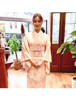 トム ヘアー(Tom hair)&nbsp;編み込みシニヨンスタイル