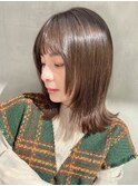 【tricca代官山】ココアブラウン/ミディアムレイヤー