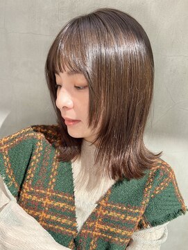 トリッカ 代官山(tricca) 【tricca代官山】ココアブラウン/ミディアムレイヤー