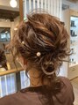 アクストスタイル(axt style) ヘアアップも受付ています。お電話での予約をお願い致します。