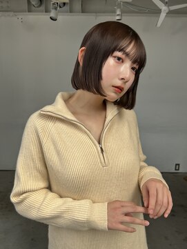トレス(TRESS) 内巻きボブ　レイヤーボブ　大人ボブ　ツヤ髪