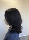 ナチュラル重めミディアム[東林間美容室/30代40代50代]