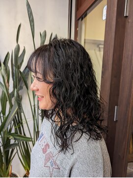 アン(Hair make un) ミックスパーマ