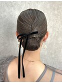 ◎タイトシニヨン＊結婚式お呼ばれヘア◎
