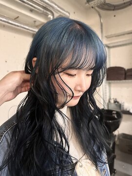 ノラ シブヤ(NORA) 【木原】ルーツカラー、デザインカラー、ネイビーブルー