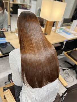 ケア 神戸(CARE) 【髪質改善】エクラストレートで癖毛をナチュラルなストレートに