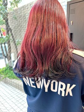 オルロバイイザ(ORLO by IZA) ◎レッドカラー×エンドカラー黒