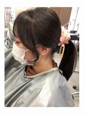 顔周りカット