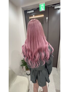 アレンヘアー 函館店(ALLEN hair) ハイトーンピンクカラー、ペールピンクカラー