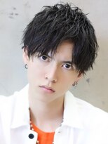 クロト 熊本(KUROT)&nbsp;ソフトツイストハーフアップショート/黒髪/シャドウパーマ