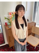 ヘアーアイスカルテット(HAIR ICI QUARTET) 20代30代40代ピンクブラウン髪質改善カラー艶感ストレート