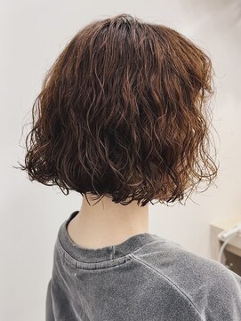 サロンドジョー(salon de joe) ボブパーマスパイラルパーマプードルパーマレディース奥東 巧真