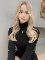 オズ 郡山桑野店(OZ)&nbsp;ダブルカラー外ハネボブインナーカラーハイライトケアブリーチ