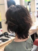 ヘアークリアー 春日部 大人可愛いパーマで毛先の動きを活かしたミディアムレイヤー